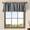 Black White, variant on Jinswick 2 Pack Buffalo Check Plaid Window Valances Red and White Farmhouse Design Window Treatment Decor Curtains Rod Pocket Valances for Kitchen/Living Room 16" x 56"