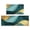 Green and Gold Marble Pattern-2, variant on Pink Marble Pattern Kitchen Rugs and Mats Set, Crystal Velvet Kitchen Runner Rug Set with Non Slip Backing 2 Pack, Durable Gifts for Family Friends,30" X 17" + 47" X 17"