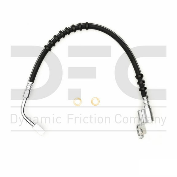 Front Left Dynamic Friction Company Brake Line Hose 350-42083 For 1986-1989 Jeep Wagoneer, 1986-1992 Jeep Cherokee, 1986-1992 Jeep Comanche