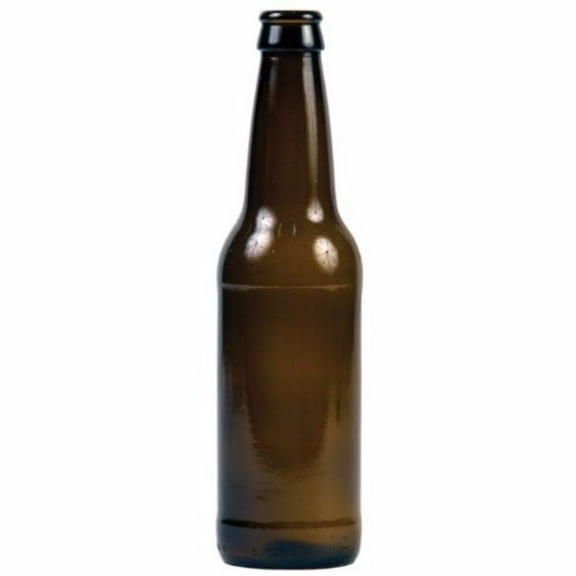 12 oz Beer Bottles- AMBER- Case of 24