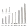 thumbnail image 4 of A2 DIN7981 # 8 4.2mm 304 Tornillo de acero inoxidable Avellanado Tornillos de madera penet Carevas Tornillo de rosca, 4 of 7