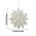 thumbnail image 3 of OAVQHLG3B Christmas Acrylic Snowflake Christmas Crystal Christmas Tree Ornaments Christmas Crystal Decorations Crystal Ornaments for Christmas Tree Decor, 3 of 6