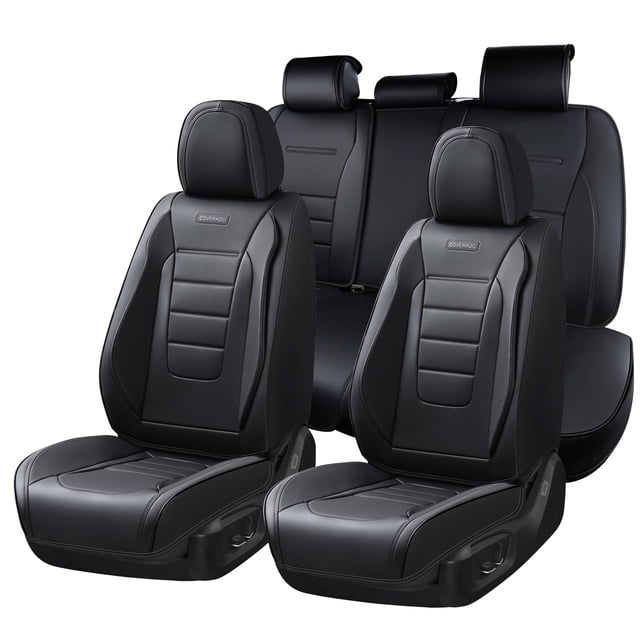 Fundas de Asiento Coverado SCU21 Juego Completo Cuero Napa Universal Impermeable