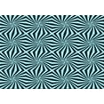 thumbnail image 1 of Ahgly Company Machine Washable Indoor Rectangle Transitional Blue Lagoon Blue Area Rugs, 7' x 9', 1 of 7