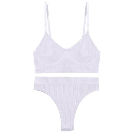 

Sports Bra Sticky Bras for Women Women s Trendy Vest Style Tube Top Back Wrap Plain Color Chest Underwear Set Strapless Bra for Big Busted Women Maternity Underwear on Sale Clearance White L