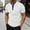 White, variant on Mens Tee Shirts Short Sleeve Crewneck Henley Shirts Lightweight Navy T Shirt with Button Men's Clothing