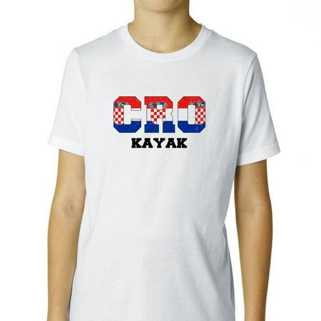 Croatia Kayak - Olympic Games - Rio - Flag Boy's Cotton Youth