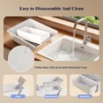 thumbnail image 4 of Open Top Automatic Litter Box with Waste Bin, XXL  Cleaning for Large Cats, 4 of 8