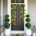 thumbnail image 4 of Magnolia Leaf Garland 6.5ft UV Resistant Waterproof, Artificial Garland for Indoor Outdoor Fall Decor, Mantle Table Porch Seasonal Home Decorations, 4 of 5