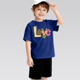 thumbnail image 7 of YunPes Girls T Shirts Loose Fit Short Sleeve Kids Summer Tops Soft Casual Crewneck Basic Tees Cute Birthday Outfits Easter Shirt, 7 of 7