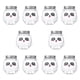 thumbnail image 5 of 10 botellas de jugo con forma de animal, de dibujos animados, especiales para batidos. panda, 5 of 9