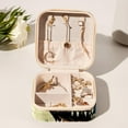 thumbnail image 6 of Crocodile Travel Portable Decorative Box - Square Jewelry Storage and Organizer Box for Rings, Earrings, Necklaces, and Bracelets - Suitable for Girls and Women - Necklace Organizer Box, 6 of 6
