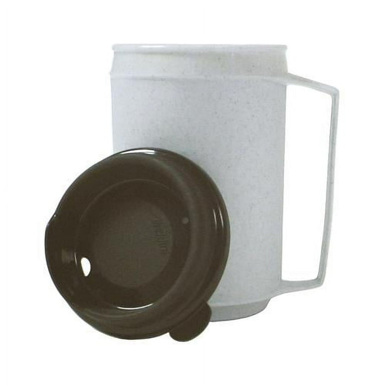 Insulated mug, no-spill lid 12 oz. 