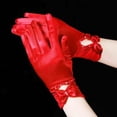 thumbnail image 6 of Women Girls Cosplay Party Clothing Accessories Dance Mittens Evening Party Gloves Events Activities Dress Long Finger Mittens Wedding Bridal Gloves 1, 6 of 8