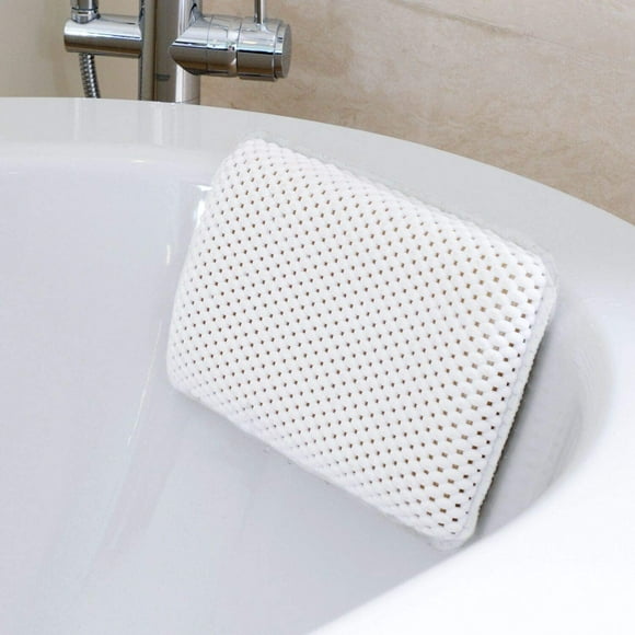 Jinsinto Spa Bath Pillow, Bathtub Pillow, Bath & Spa Headrest with Suction Cup Bath Cushion, Comfortable, Soft, for Shoulder, Neck Support, for Hot Tubs, Jacuzzis, Spas