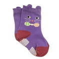 thumbnail image 2 of Wrapables® Peek A Boo Animal Non-Skid Toddler Socks (Set of 6), Cat and Duck (Large), 2 of 4