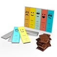 thumbnail image 3 of Chocolate Squares Bars, Gourmet Chocolate Tabs Gift, Moodibars by Chocolate,18 Mood Squares Variety Pack, Assorted Premium Milk & Dark Emoji Candy Bars, 3 of 5