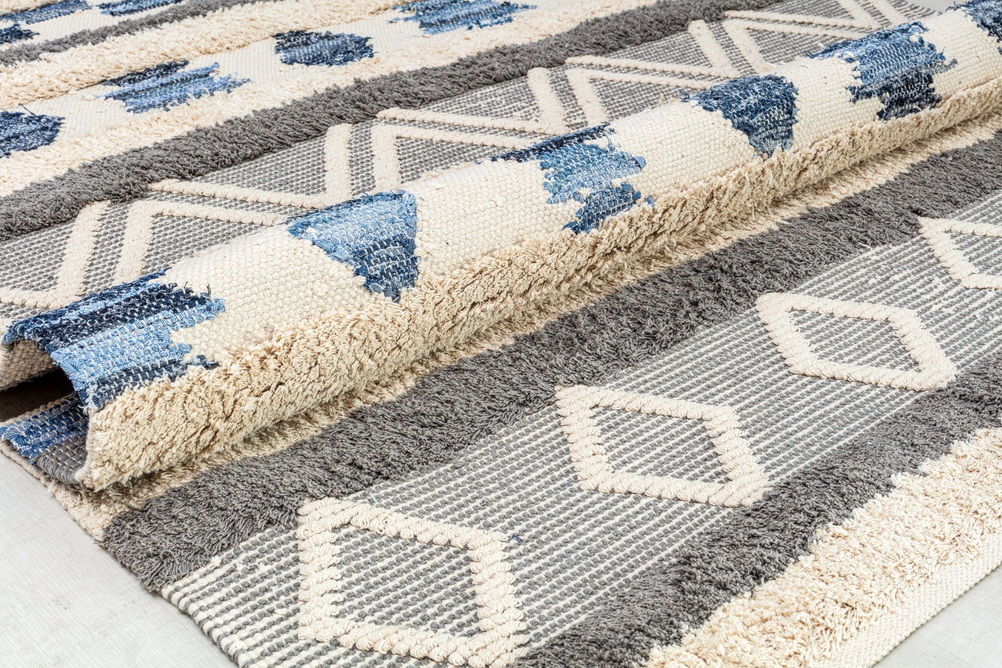 Rugs America YV10A Eternal Tribal Moroccan Gray Area Rug, 8'0"x10'0"