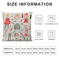 thumbnail image 5 of FUMJ Satin Pillowcase for Hair and Skin, Christmas Fairy Nutcracker Pillow Case Soft and Cozy Body Pillow Covers Standard Size with Envelope Closure, 5 of 5