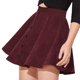 thumbnail image 1 of Falda Corta De Una Línea, Minifalda Elegante De Cintura Alta Con Un Solo Pecho Para El Invierno ANGGREK Amaranto XL, 1 of 6
