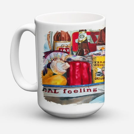 

Carolines Treasures 1010CM15 Verons and New Orleans Beers Coffee Mug 15 oz 15 ounce multicolor