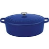 Open Box Cuisinart Cast Iron, Cobalt 7 Quart CI770-33CB - COBALT BLUE