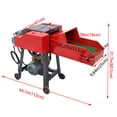 thumbnail image 4 of EQCOTWEA Hay Cutter Corn Shredder Straw Grass Crusher For Animal Feed Processing Chaff Machine with Conveyor 400-800kg/h 220V, 4 of 10