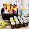thumbnail image 2 of Ionoloy 6-Pack Plastic Paper Storage Basket Trays, Organizer Baskets Bin, Black, 2 of 7