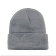 thumbnail image 1 of Ensemble de 3 Bonnets Longs Unis pour Hommes et Femmes (Gris Clair), 1 of 2