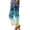 a-Blue15636, variant on VNKIDY Womens Watercolor Floral Print High Waist Wide Leg Pants Side Pocket Loose Fit Lightweight Casual Trousers For Summer Daily Wear White XL
