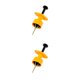 thumbnail image 1 of Soidarity Aparejos de pesca Señuelos Clip de bloqueo Jigging Fish Baits Gadget para al aire libre Agua dulce Mar Barco Agua de mar Naranja Naranja 2piezas Soidarity CBP267305, 1 of 6