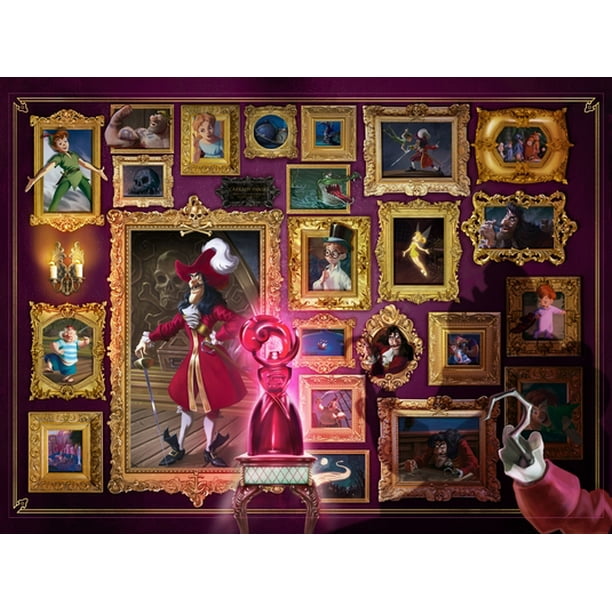 Ravensburger Disney Villainous Captain Hook From Peter Pan 1000 Piece Jigsaw Puzzle Walmart Com Walmart Com