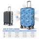 thumbnail image 4 of Balery Blue Fish Funda de equipaje, fundas para maletas, elástica, lavable, protector de maletas, compatible con maletas de 18 a 32 pulgadas-Large, 4 of 7