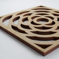 thumbnail image 4 of Ekena Millwork 7 3/8"W x 7 3/8"H x 3/8"T Extra Small Edinburg Decorative Fretwork Wood Wall Panels, Hickory, 4 of 6