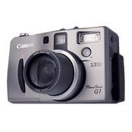 Canon PowerShot G1 - Digital camera - compact - 3.3 MP - 3x optical zoom - gray