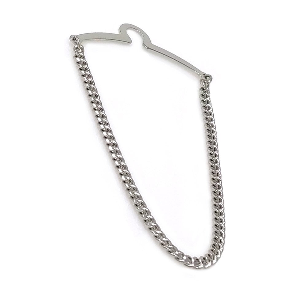 Solid Double Link Rope Tie Chain Single Strand Silver