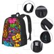 thumbnail image 2 of Easygdp Butterfly Garden Mochila de Gran Capacidad Minimalista Ideal para Escuela, Viajes y Uso Diario, 2 of 6