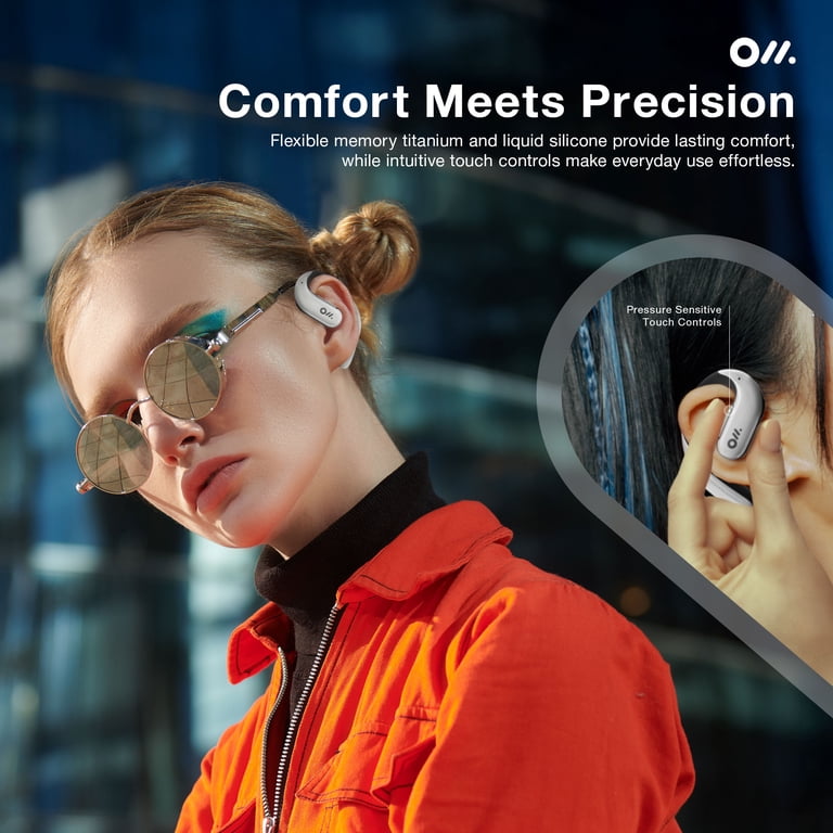 Oladance OWS Pro Open-Ear Bluetooth Headphones, Noise Cancelling