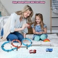 thumbnail image 2 of Ensembles de Circuits de Course avec 4 Voitures à Rétrofriction, Boucles à 360°, Cross Overpass & Courbes, Jeu de Course à Grande Vitesse pour Garçons Cadeau d'Anniversaire Enfants 6-12 Ans, 2 of 6