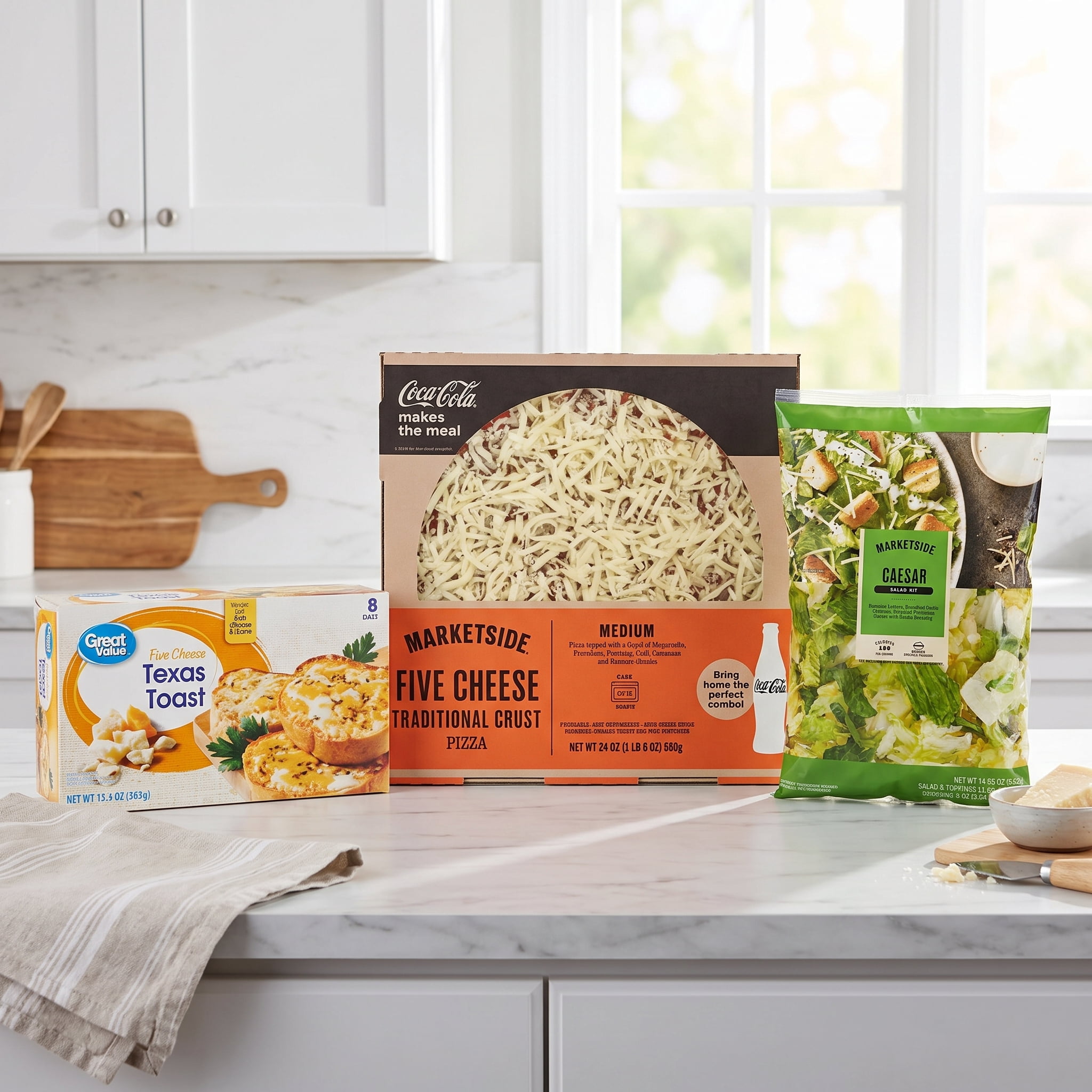 Fresh Cheese Pizza Meal Bundle