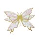 thumbnail image 3 of Disfraz de ala de mariposa para festivales de cosplay de ángel de hadas para niñas para festivales de carnavales Oro, 3 of 8
