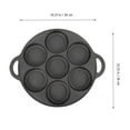thumbnail image 3 of 1Pcs Breakfast Skillet Pan Black Heat Insulation Pancakes Cooking for Families, 3 of 6