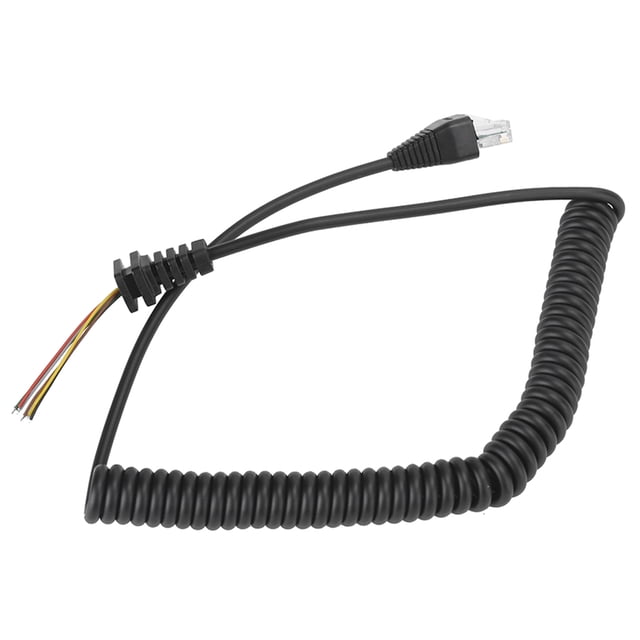 Mic Cables Cord Wire,67A8J Telephone Spring Line Hand Speaker Microphone Cable Car Hand Speaker Microphone Replacement Tailored for Perfection