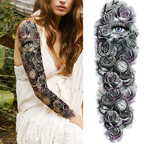 Share 158+ full arm tattoo sticker best