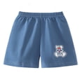 thumbnail image 2 of Boys' Pants Soft Lightweight Loose Fit Cartoon Print Breathable Elastic Waist Shorts for Daily Wear Blue 2 Years-3 Years, 2 of 3