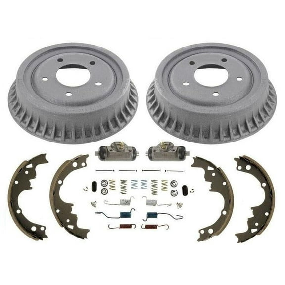Rear Drums Brake Shoes Springs Wheel Cylinders for Chevrolet Astro Safari 90-02