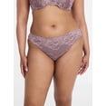 thumbnail image 3 of Joyspun Women's Lace and Mesh Cheeky Panties, 3-Pack, Sizes XS-XXXL, 3 of 8