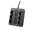 PD QC3.0 1PC Black, variant on 3000W Strip Strip Adapter Extension Cord Multi With USB Charger PD USB C Charger