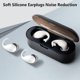 thumbnail image 2 of 1 Pair Soft Silicone Earplugs Noise Reduction Ear Plugs for Travel Study Sleep, 2 of 4