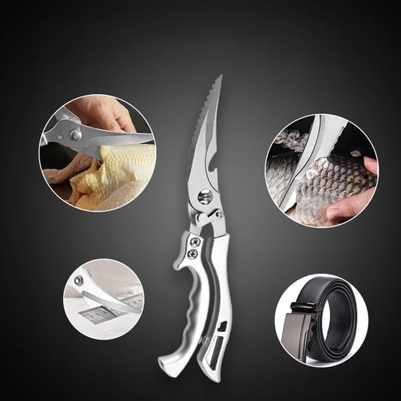 Heavy Duty Stainless Steel Kitchen Scissors Multipurpose Poultry Shears For Cutting Meat Fish And Vegetables